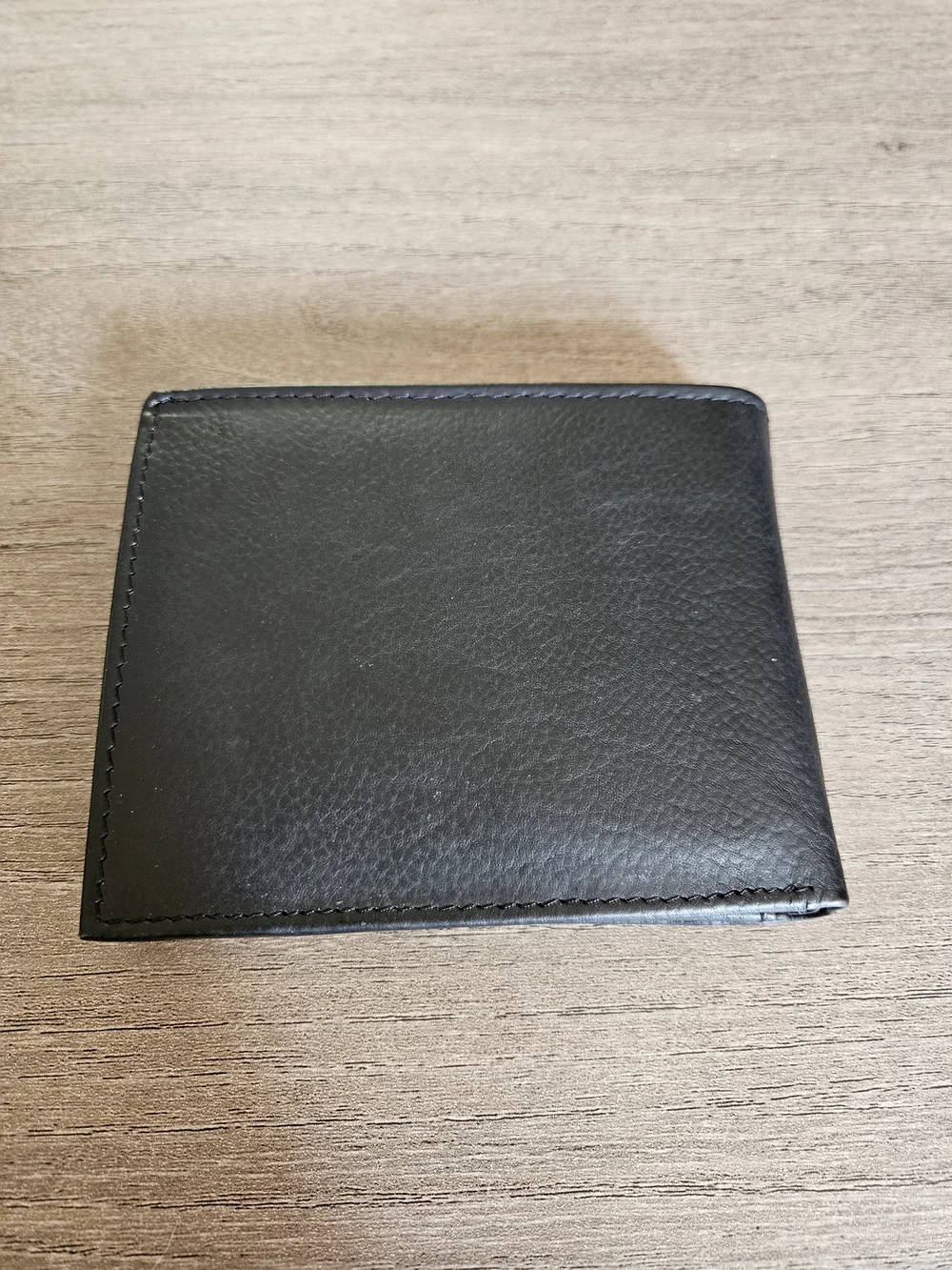 Berreri Black Leather Men's Bi-Fold Wallet-NWT